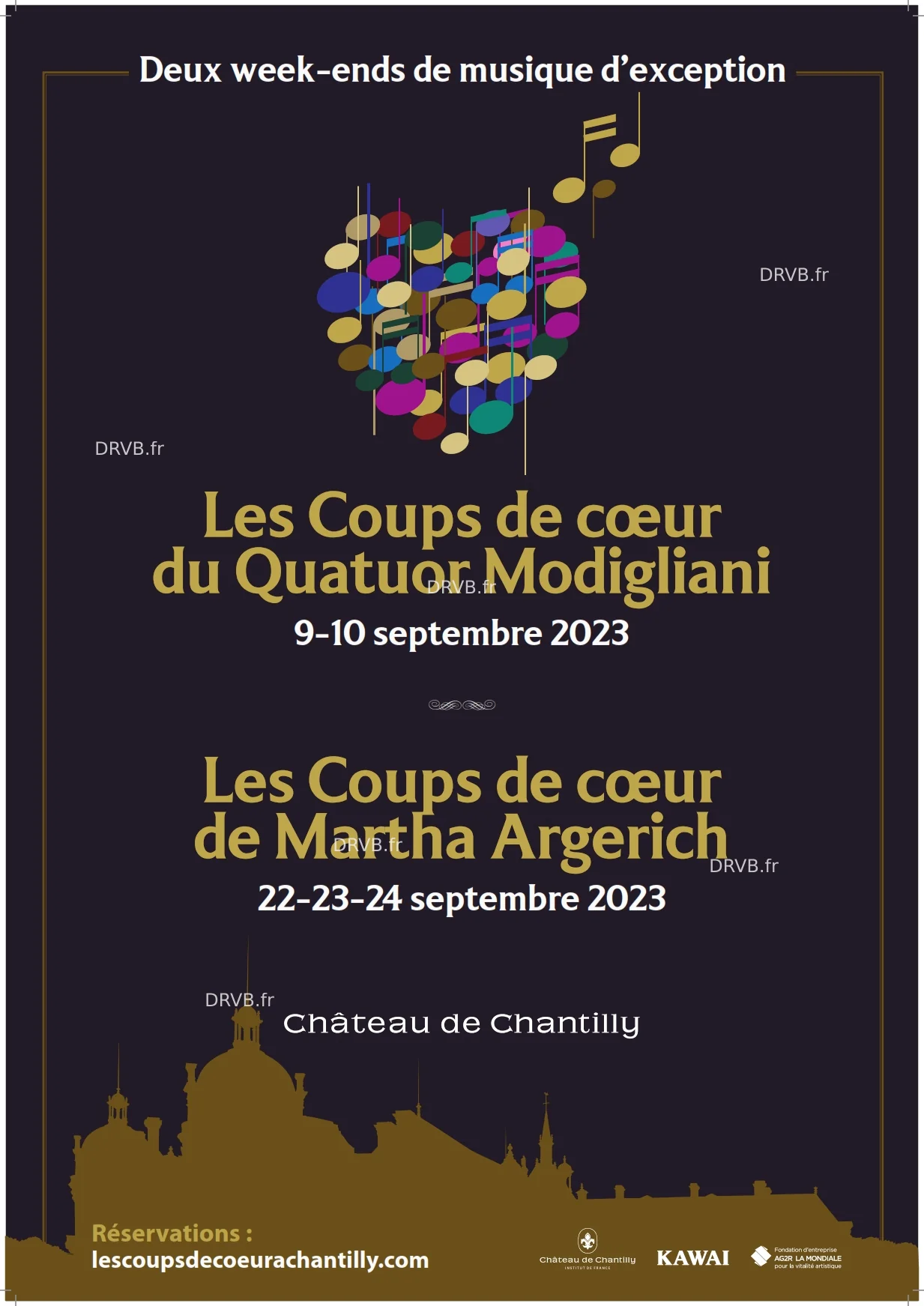Festival Les Coups de cœur à Chantilly 9-10 septembre et 22-24 ...