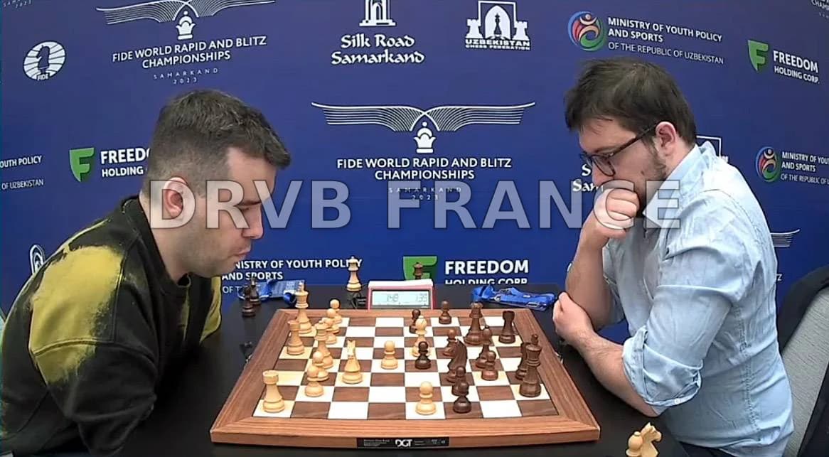 Caruana, Erigaisi et Vachier-Lagrave en tête du Championnat du Monde de Blitz