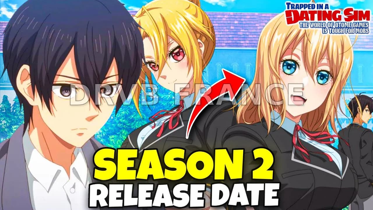 Trapped in a Dating Sim Saison 2 : Un teaser captivant et une diffusion prévue en 2026 sur Crunchyroll