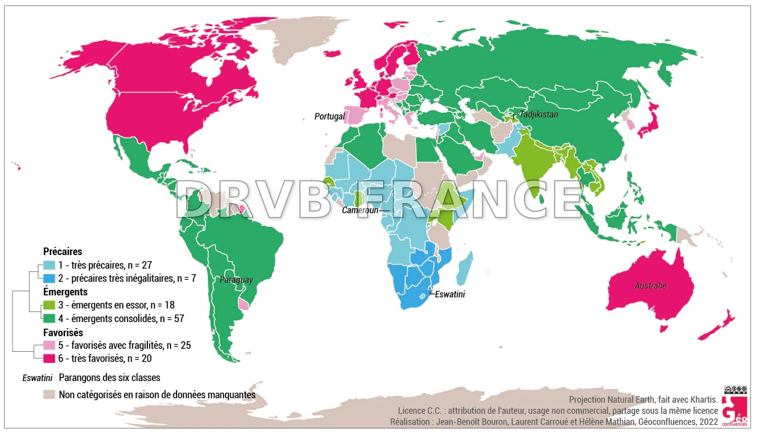 Représenter et découper le monde : dépasser la limite Nord-Sud pour ...