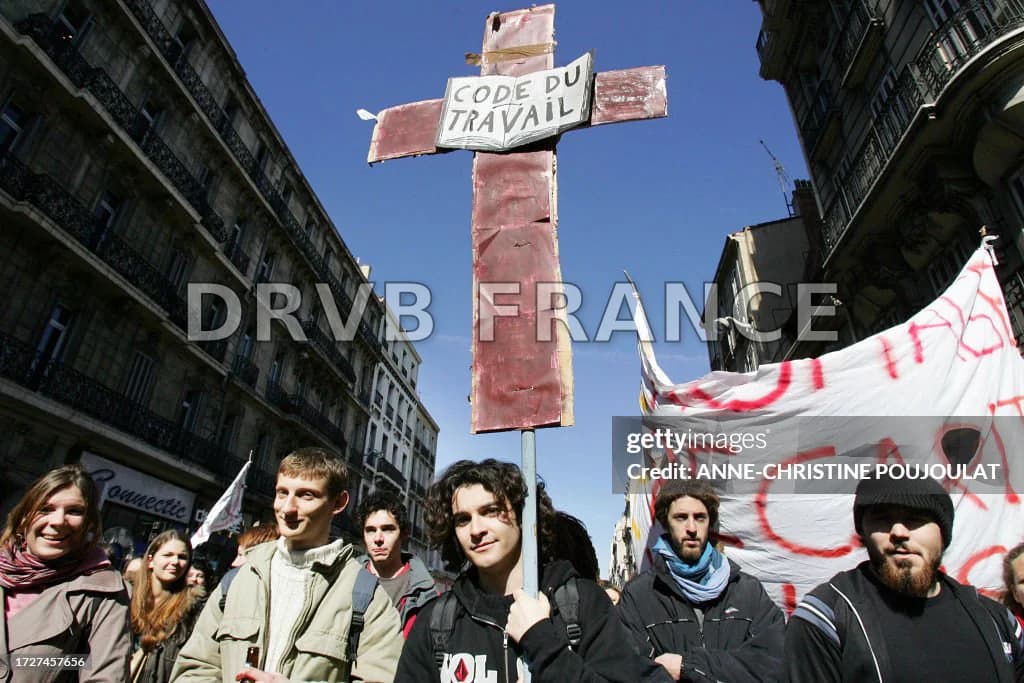 People demonstrate 07 March 2006 in the southern French city of... News ...