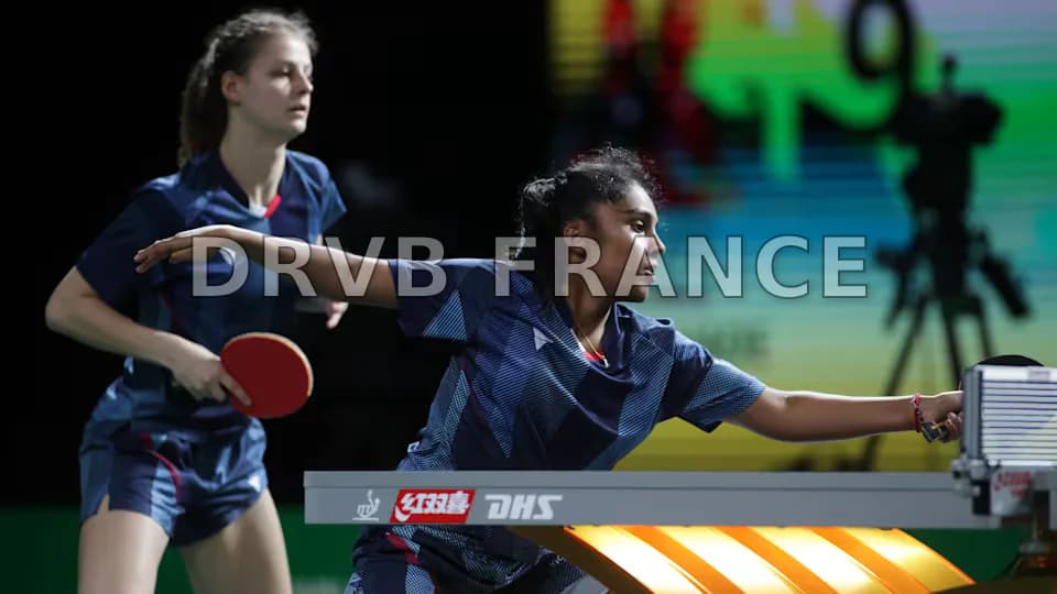 Tennis de table : Prithika Pavade, l'atout double de l'équipe de France ...