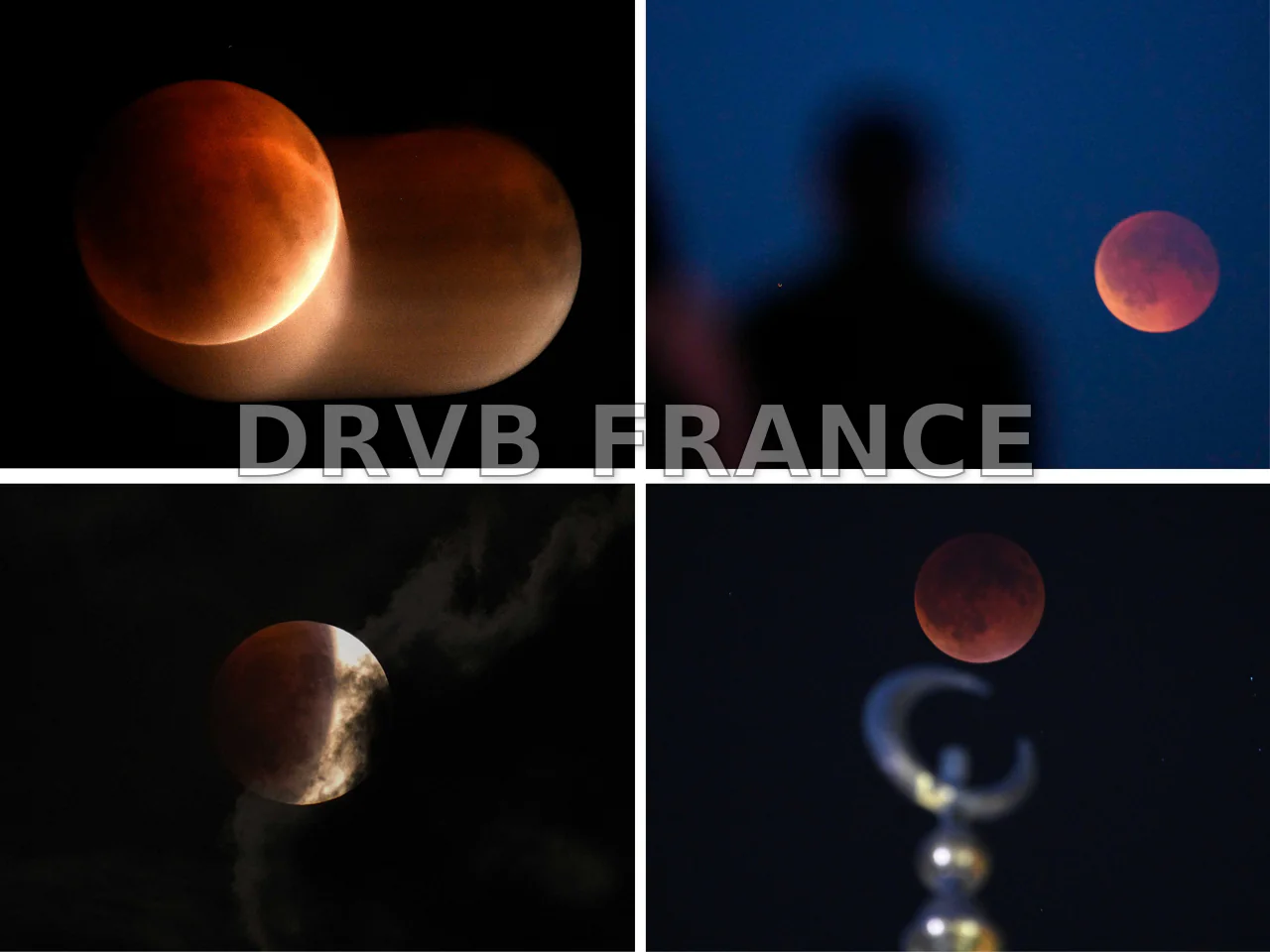 Lune de sang : les spectaculaires images de l'éclipse totale lunaire à ...
