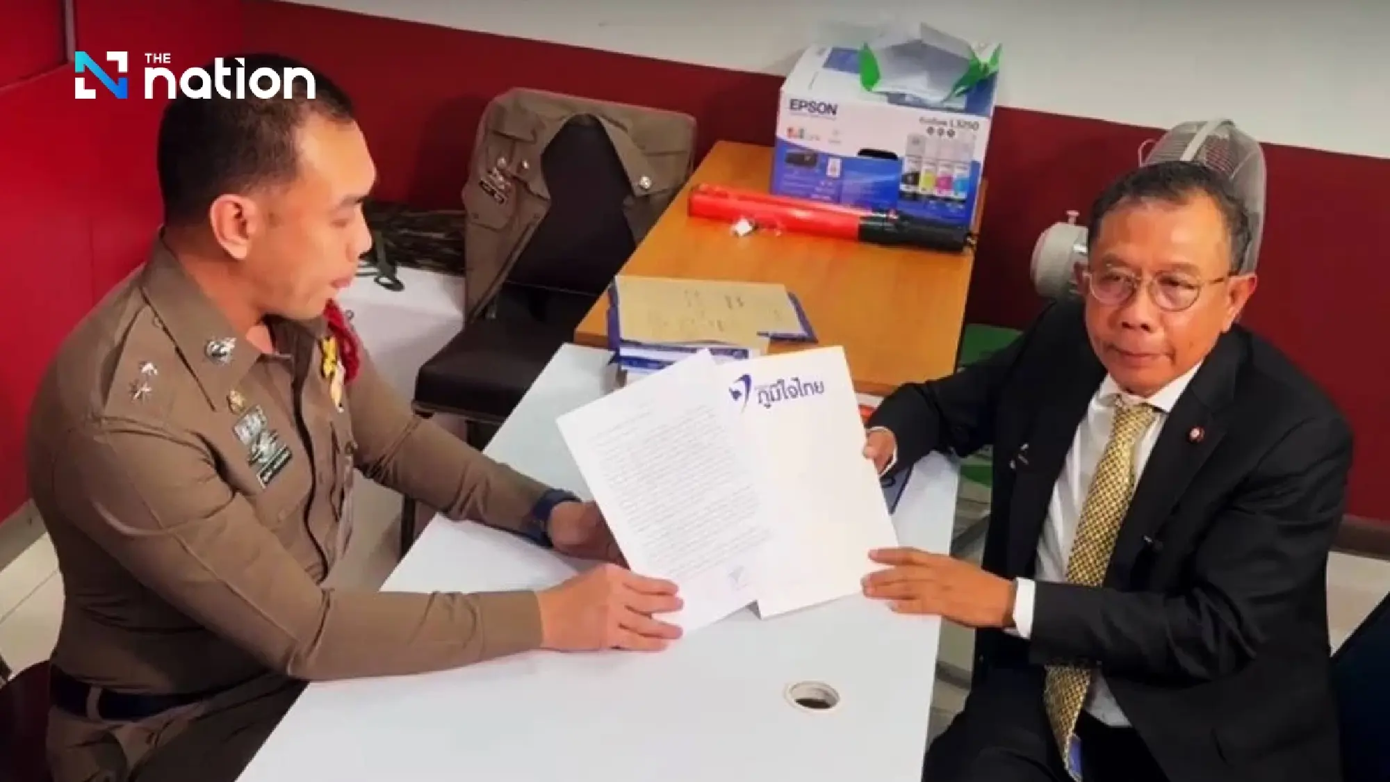 Bhumjaithai Party Files Police Complaint Against Acting PM