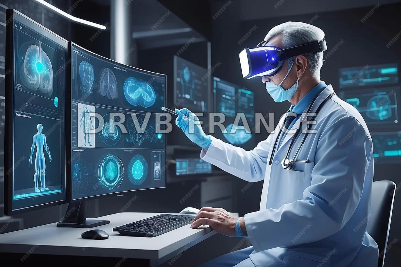 Médecin numérique soins de santé science médicale technologie à ...